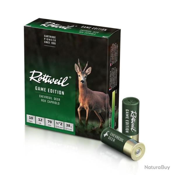 Cartouches Rottweil calibre 12 �dition Chevreuil