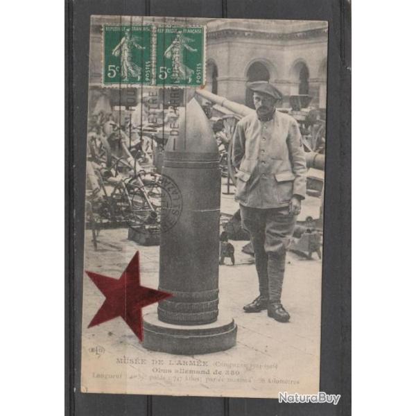 CPA -Mus�e de l'arm�e (Paris) Obus allemand de 380 N�786