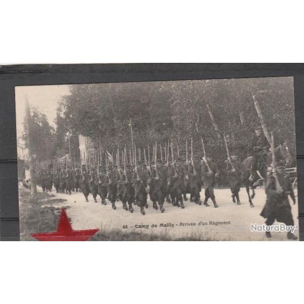 CPA - Militaria - 64. Camp de Mailly - Arriv�e d'un R�giment N�858
