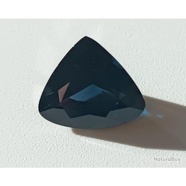 Spinelle naturelle, 4.20 carat, bleue, VVS, Sri-Lanka (non chauff�e et non trait�e)