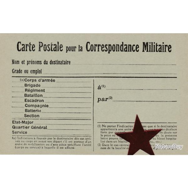 CPA- CARTE POSTALE POUR LA CORRESPONDANCE MILITAIRE �509