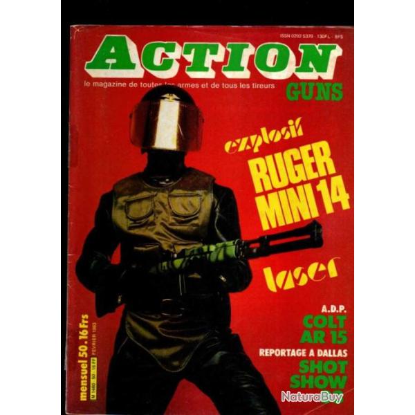 action guns 50 ruger mini 14 laser, pistolet andrew, pistolet � gaz comprim� walther cp1, index,