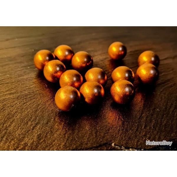 13 MUNITIONS BILLES CUIVR� POUR ARME T4E CAL.43 PLUS DE PUISSANCE % DE PERFORATION!