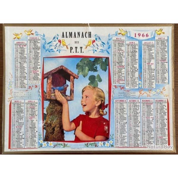 Almanach des postes et tlgraphes 1966 PTT