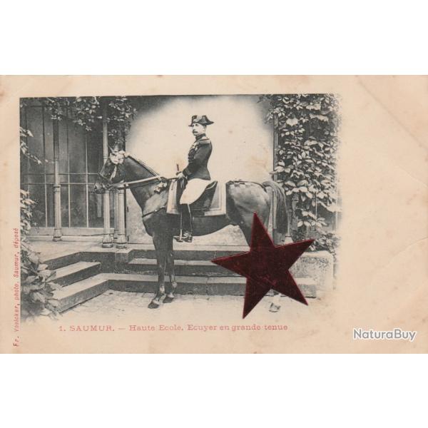 CPA -SAUMUR Haute Ecole, Ecuyer en grande tenue N�856