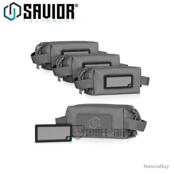 Mini Sac Munitions (4 pi�ces) SAVIOR Gris