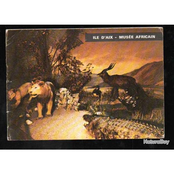 ile d'aix mus�e africain  plaquette de �rik dahl