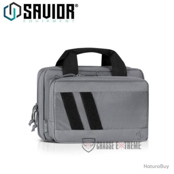 Housse � Pistolet Double SAVIOR Gris