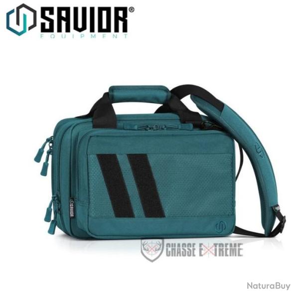 Housse � Pistolet Double SAVIOR Bleu D'eau