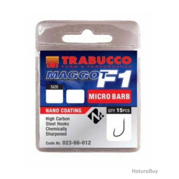 TRABUCCO HAME�ON F1 MAGGOT BARBLESS TRABUCCO 12