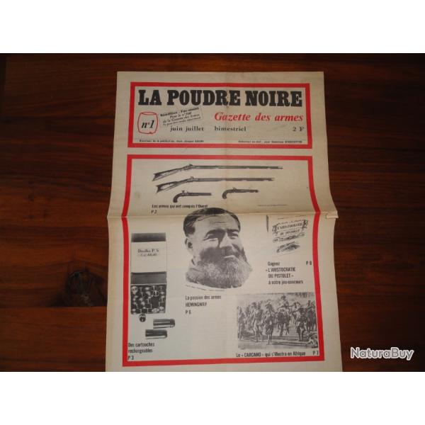 JOURNAL  GAZETTE  DES  ARMES  N� 1  REEDITION