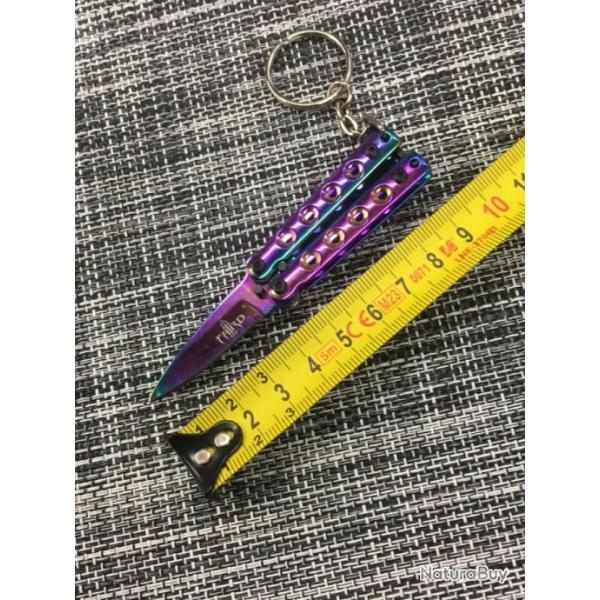 Couteau papillon ��Third���porte-cl�s