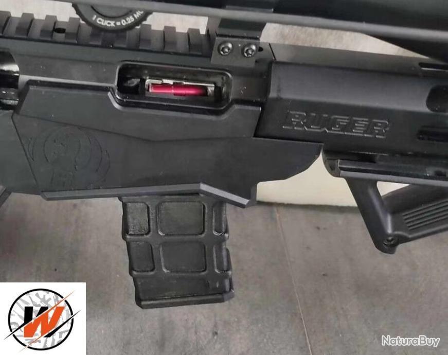 RUGER RPR - Talon Rallonge De Chargeur NOIR BX 10/22 Fixation Par VIS Look 308 Ruger Precision Rifle Item 12673119