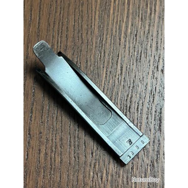 Mauser K98k: rampe et son ressort / planchette de hausse - WaA 63 Mauser Oberndorf - #1999