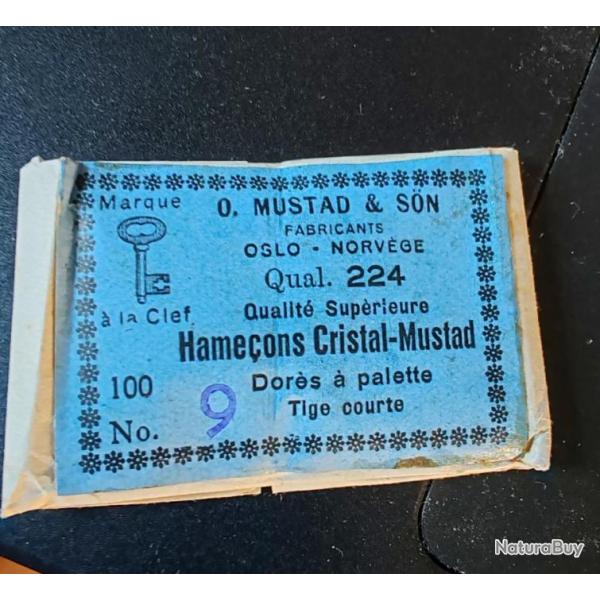 Hame�onsCristal  Mustad n�9 par 100
