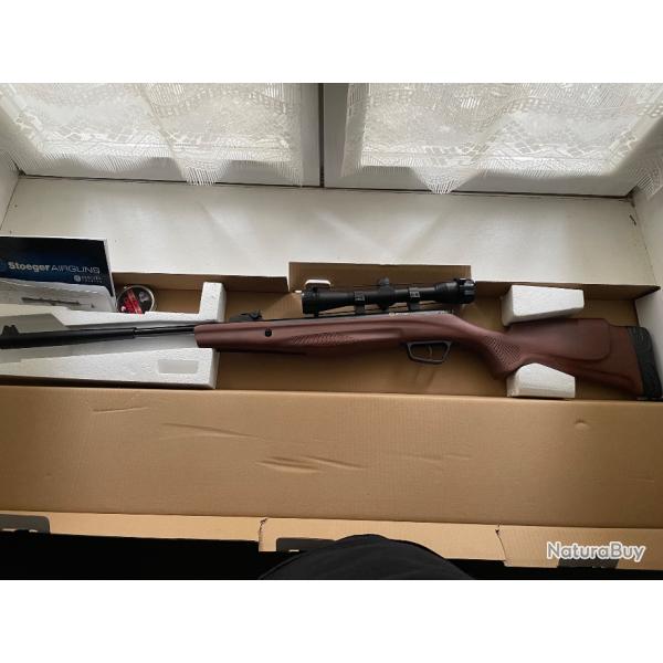 Carabine STOEGER RX20 bois cal 4,5mm 20 joules + pack lunette