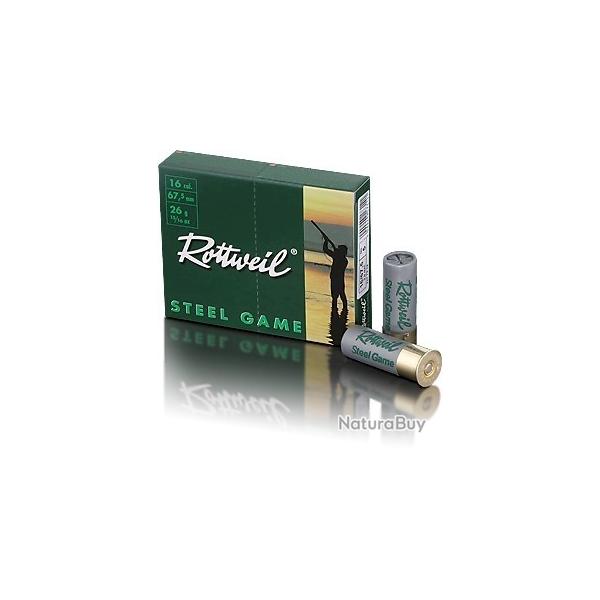 Munition ROTTWEIL CAL.16/67.5 STEEL GAME 26G N�6.5 PAR 30