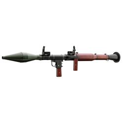 R&eacute;plique Airsoft lance roquette RPG-7 m&eacute;tal & aux bois