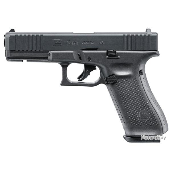 Pistolet CO2 Glock 17 Gen5 T4E noir Cal.43 livr� en mallette Umarex