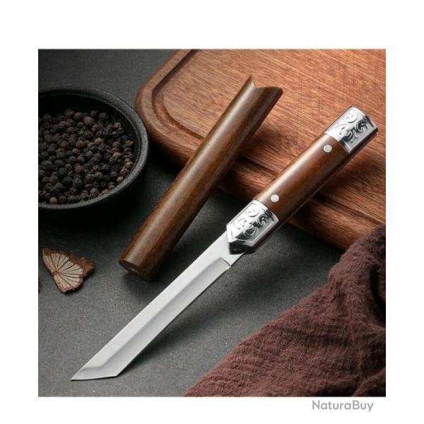Couteau droit de cuisine lame M390