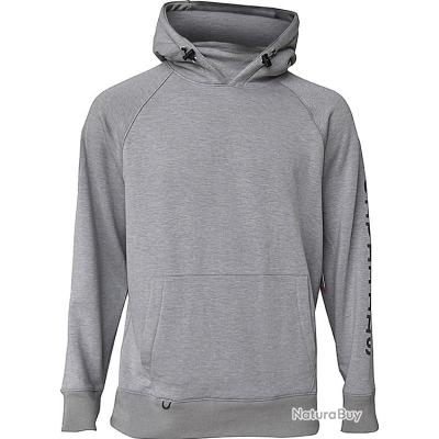 Sweat à Capuche Grundens Deckhand Pour Homme, 2XL, Gris Camouflage, Performance Coolcore Pour La Pêche