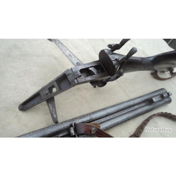 fusil a broche cal 16 st etienne ( avec cartouchiere ,  housse )