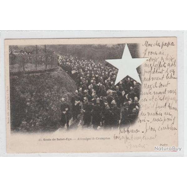 CPA - ECOLE DE SAINT CYR ATTENDANT LE CRAMPTON  N�574