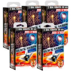 5X bo&icirc;tes "Black Arrow X2"- Chandelle monocoup - "Mortier Le tigre"