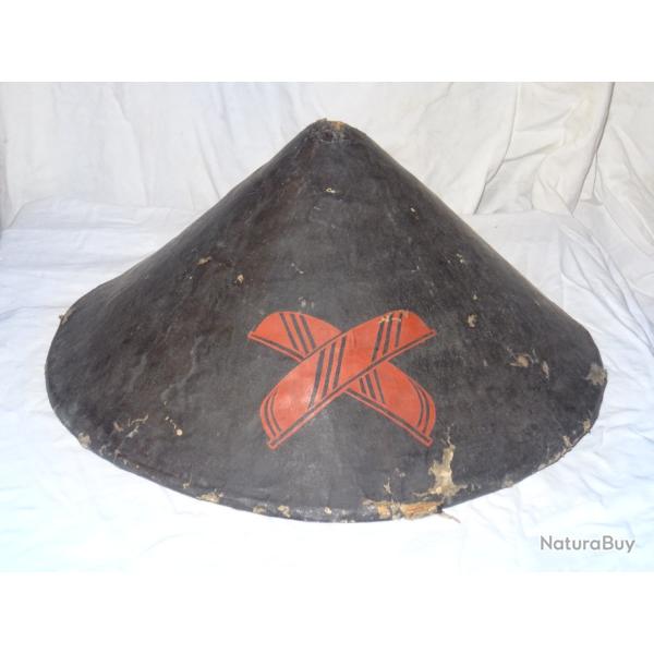 J156- JINGASA, LE C�L�BRE CHAPEAU  DU SAMOURA� porteur de lance = Naginata