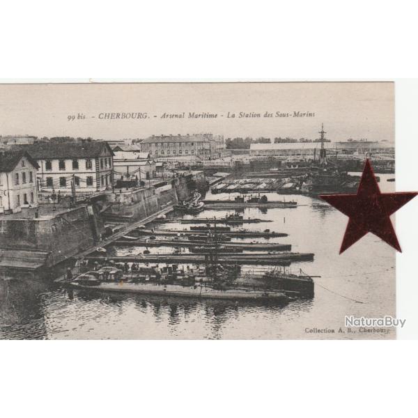 CPA - Cherbourg Arsenal Maritime la Station des Sous Marins N�321