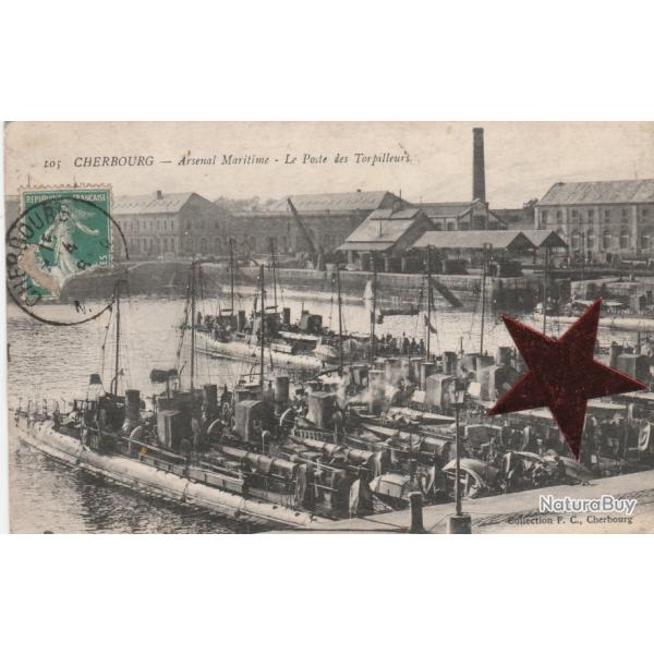 CPA - CHERBOURG - L'Arsenal - Le Poste des Torpilleurs N�034