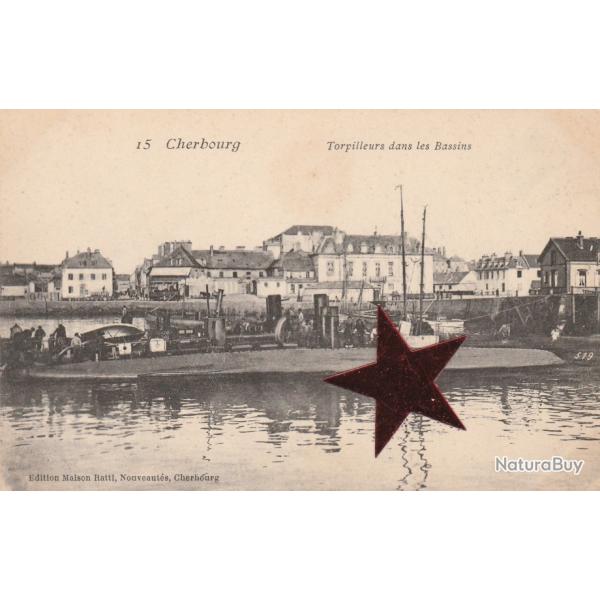 CPA - CHERBOURG Torpilleurs  dans les Bassins N�462