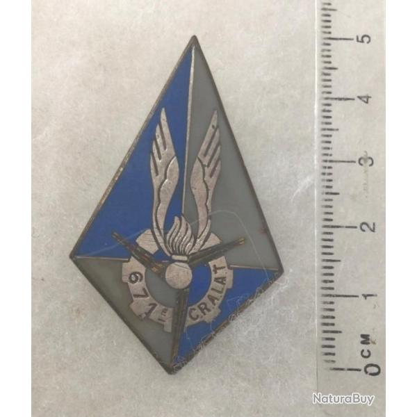 FRANCE ALAT -671� C.R.A.L.A.T Compagnie R�paration d'Aviation L�g�re Arm�e de Terre �mail Drago 1720