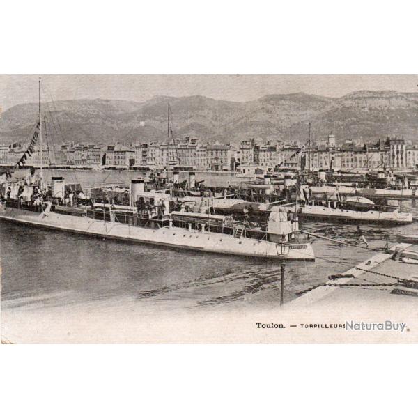 Carte Postale Toulon Torpilleurs Au Petit Rang - N�7757