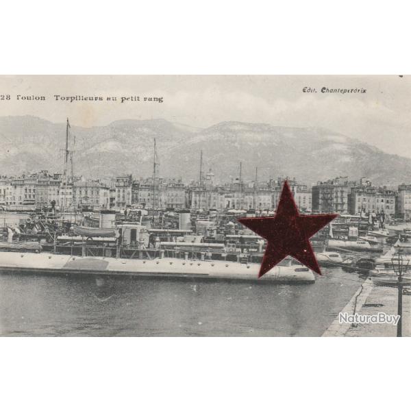CPA - TOULON -Torpilleurs AU PETIT RANS  N�737