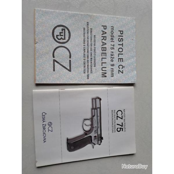 Manuel d'utilisation cz 75