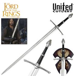 &Eacute;p&eacute;e de Ranger d'Aragorn (Streicher / Grand-Pas) - Le Seigneur des Anneaux | United Cutlery UC1299