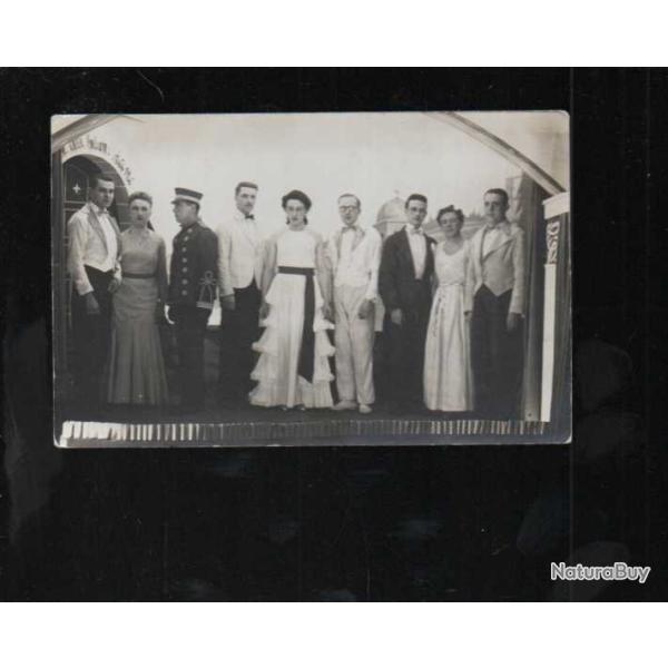 carte photo prisonniers de guerre en allemagne , oflag VIII h , th�atre , kriegsgefangenenlager