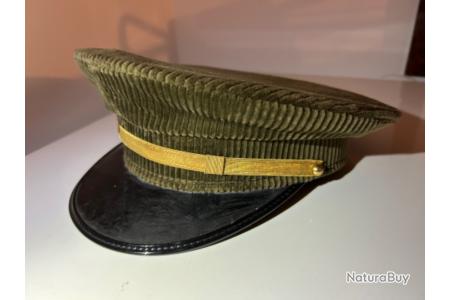 Casquette Plate De chasse Canard Olive Reference : 830 | Chapellerie Traclet