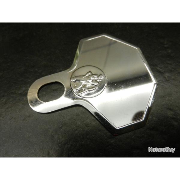 une ancienne plaque de v�lo vierge Saint Christophe