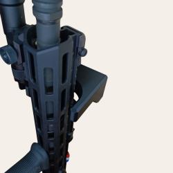 Support magn&eacute;tique universel Version courte pour armes longues- Made in France