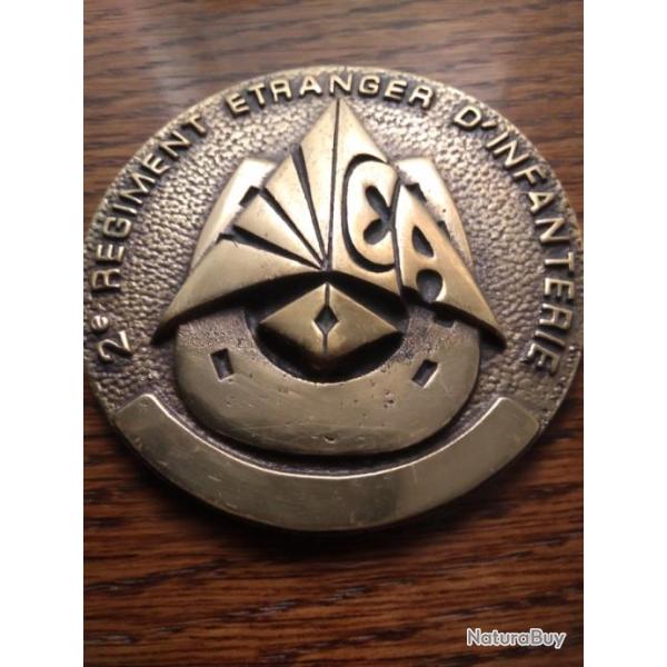 MEDAILLE de table L�gion Etrang�re  BRONZE 2�me REI