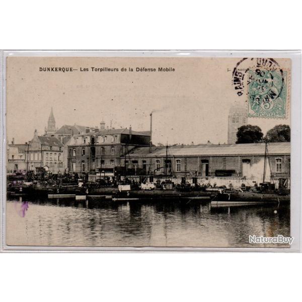 CPA -DUNKERQUE Les Torpilleur de la D�fense Mobile- N�1420