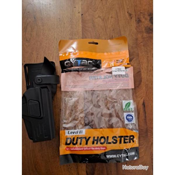 HOLSTER LEVELL 3 Duty Holster Fits Taurus PT840,PT845, PT809, CY-PT800L3G3