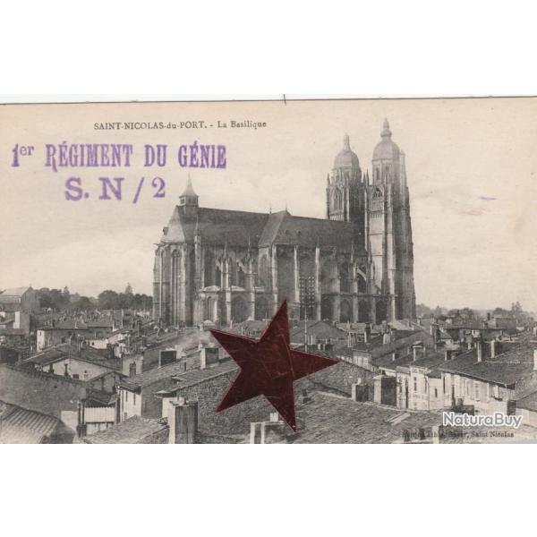 CPA - SAINT-NICOLAS-du-PORT-Le Basilique"1er R�GIMENT DU G�NIE S.N/2 N�051