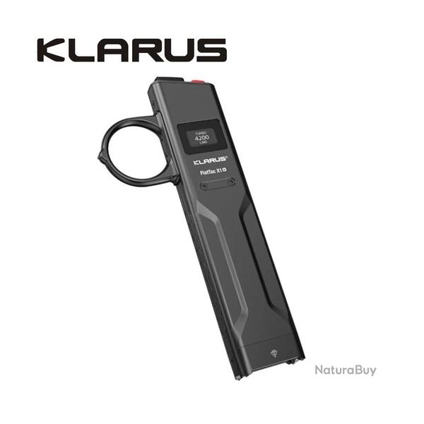 Lampe Torche FlatTac Klarus X1-K - 4200Lumens rechargeable USB-C - avec anneau tactique