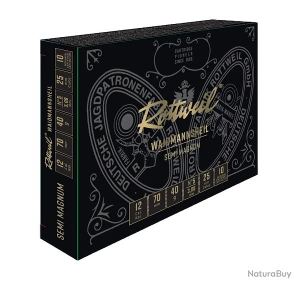 Cartouches de Chasse Rottweil Calibre 12 Semi Magnum Num�ro