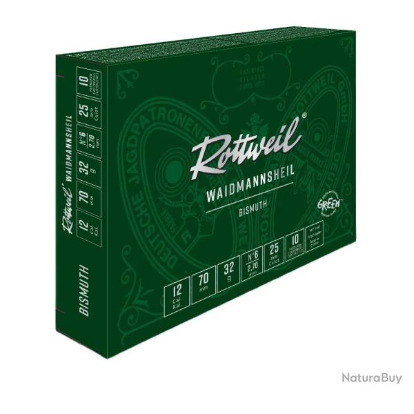 Cartouches de Chasse Rottweil Bismuth Calibre 12 Num�ro
