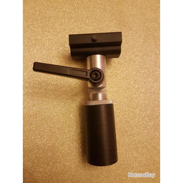 Monopode arri�re montage sur rail Picatinny inclinable