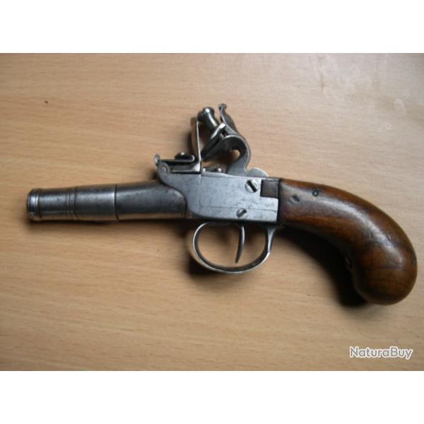 pistolet a silex canon d�vissant